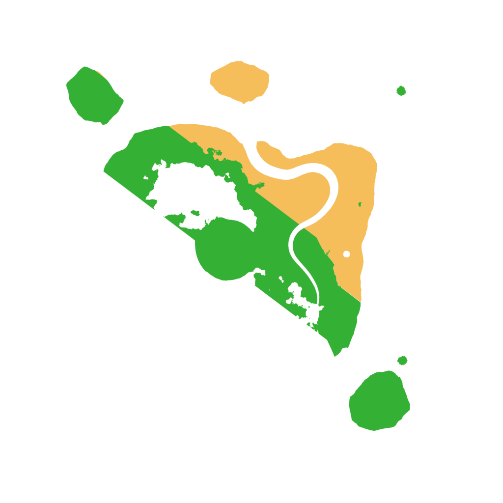 Biome Rust Map: Procedural Map, Size: 2200, Seed: 262256252