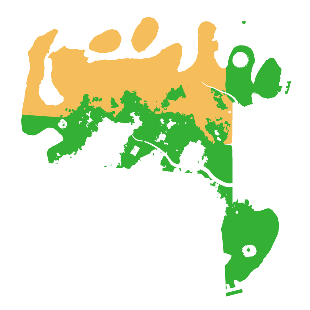 Biome Rust Map: Procedural Map, Size: 3500, Seed: 1763697608