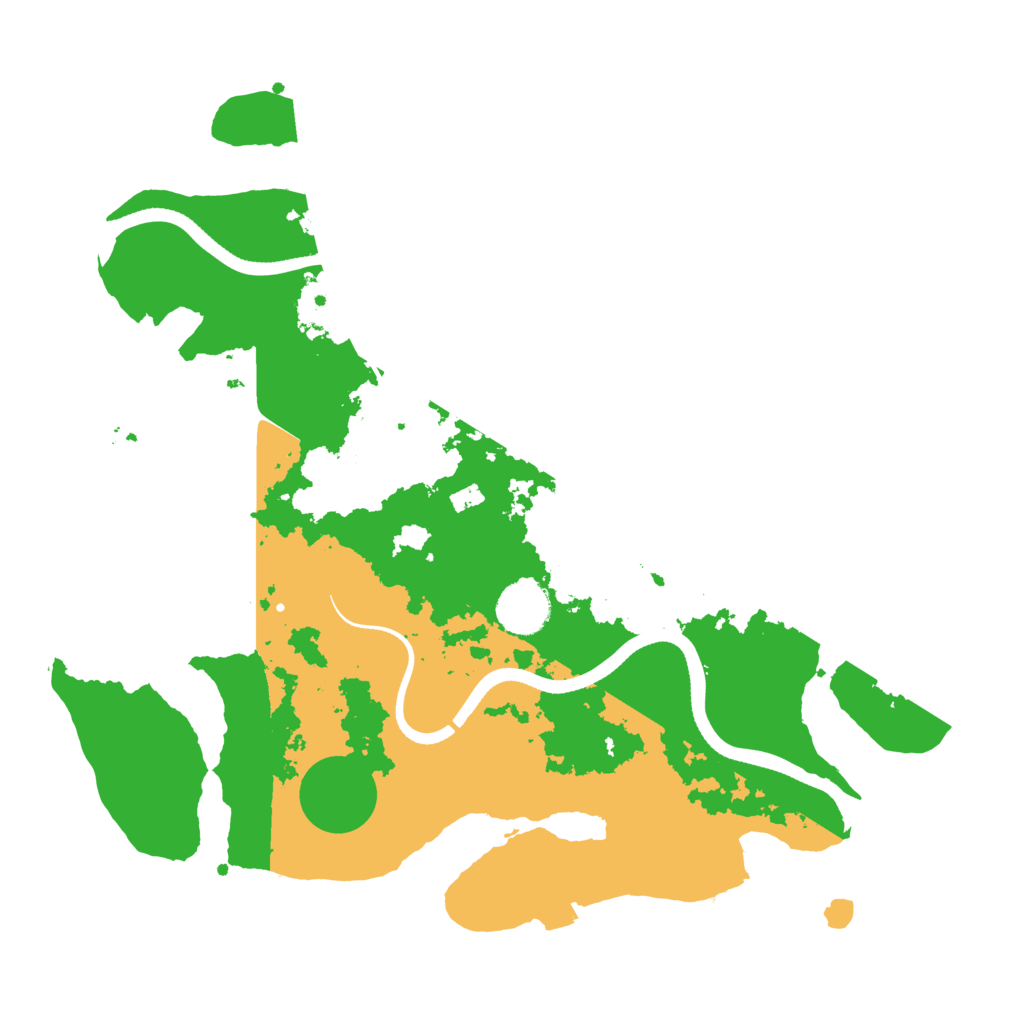 Biome Rust Map: Procedural Map, Size: 3500, Seed: 708787