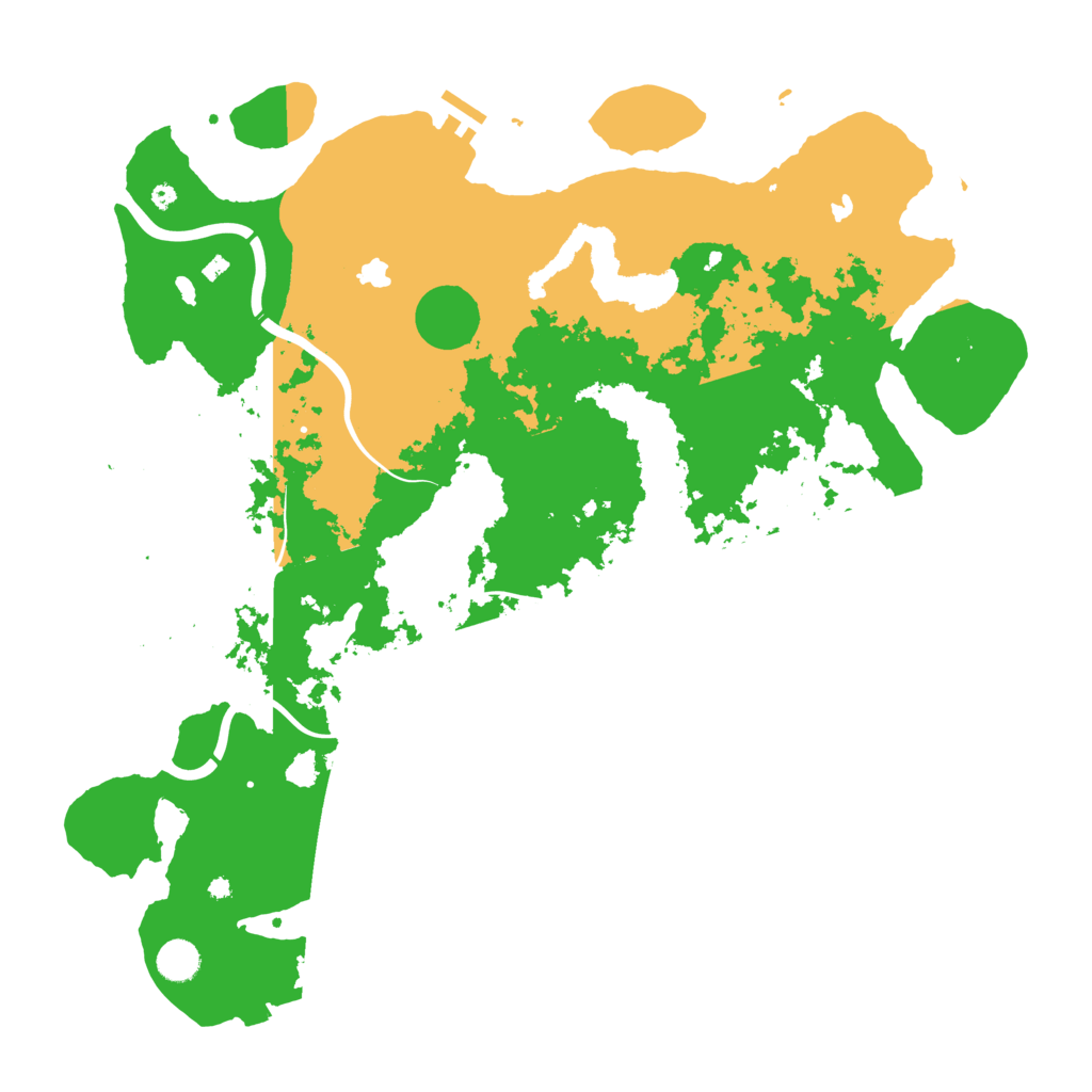 Biome Rust Map: Procedural Map, Size: 4500, Seed: 710641681