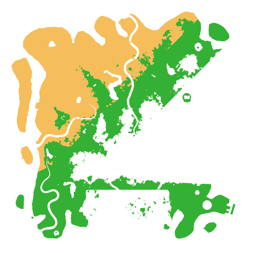Biome Rust Map: Procedural Map, Size: 4800, Seed: 1083778679