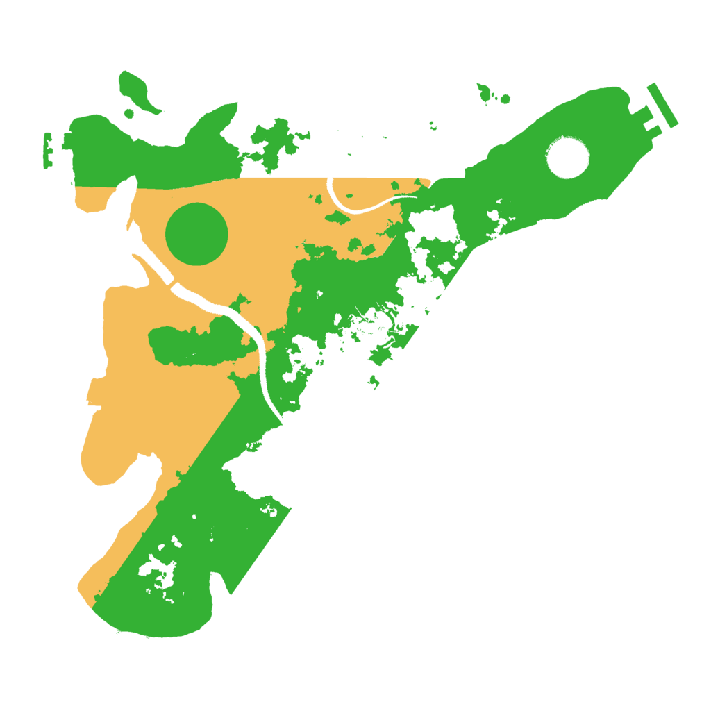 Biome Rust Map: Procedural Map, Size: 3000, Seed: 406364
