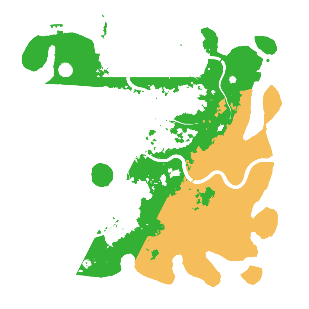 Biome Rust Map: Procedural Map, Size: 3800, Seed: 1511252