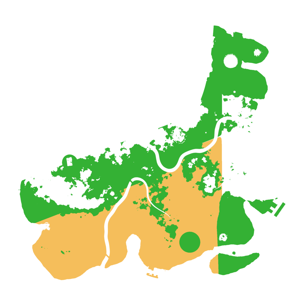 Biome Rust Map: Procedural Map, Size: 3750, Seed: 902679576