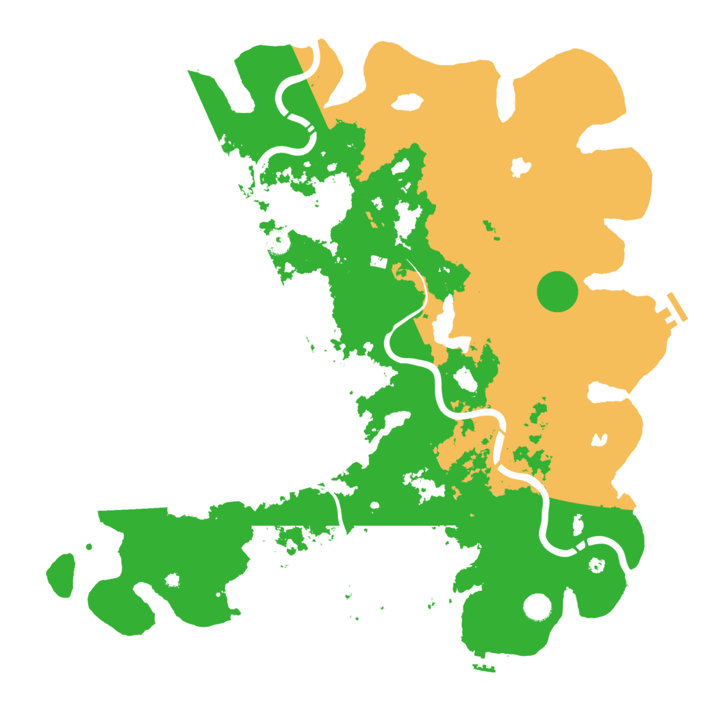 Biome Rust Map: Procedural Map, Size: 4500, Seed: 1446632665