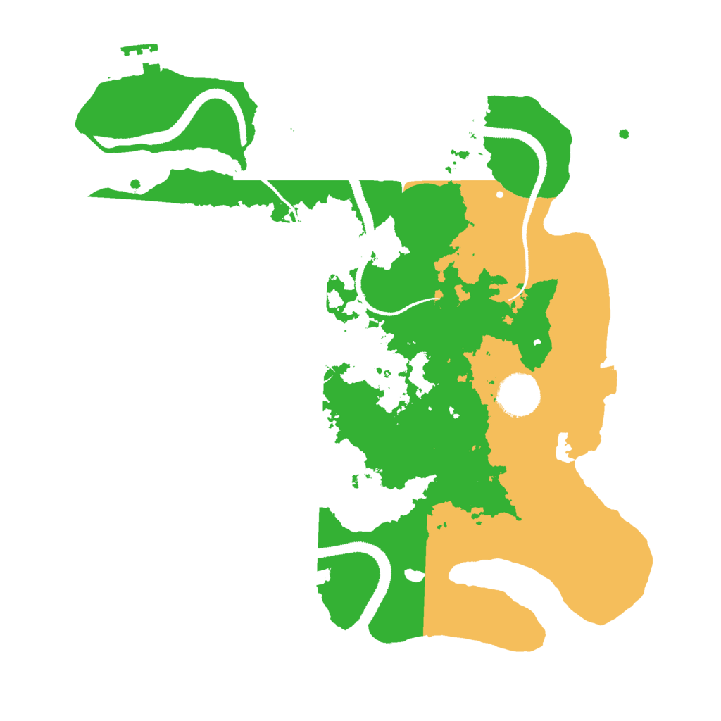 Biome Rust Map: Procedural Map, Size: 3000, Seed: 1750397256