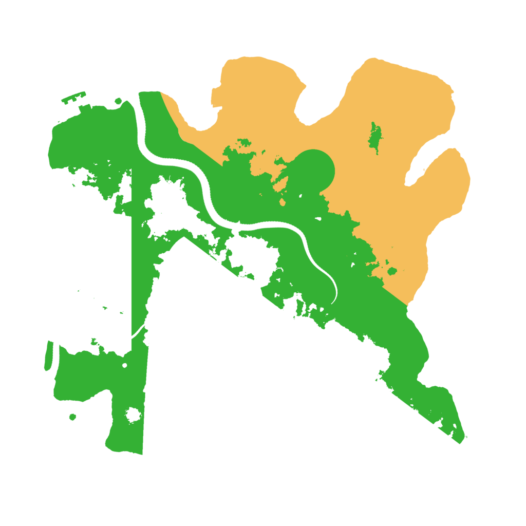 Biome Rust Map: Procedural Map, Size: 3200, Seed: 306688671