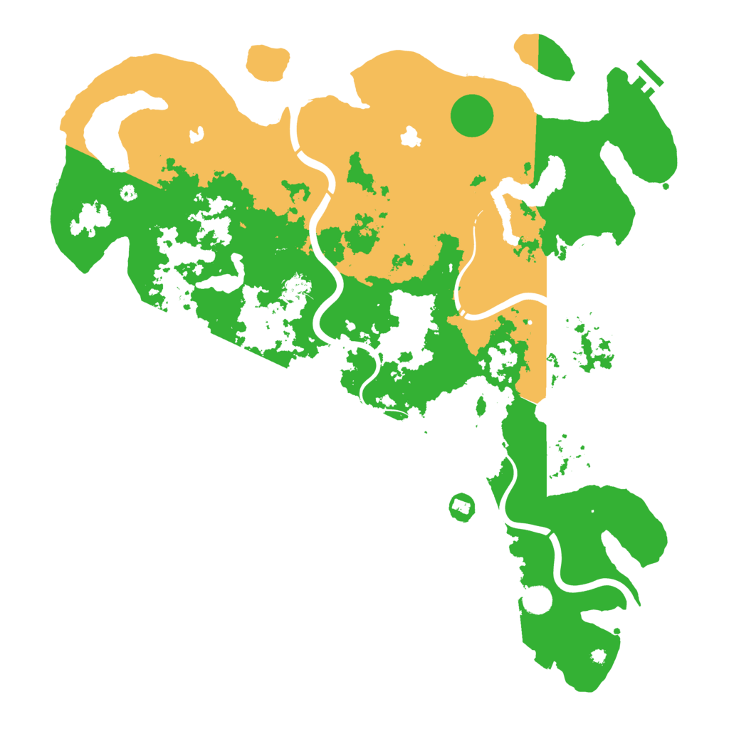 Biome Rust Map: Procedural Map, Size: 4500, Seed: 1461826255