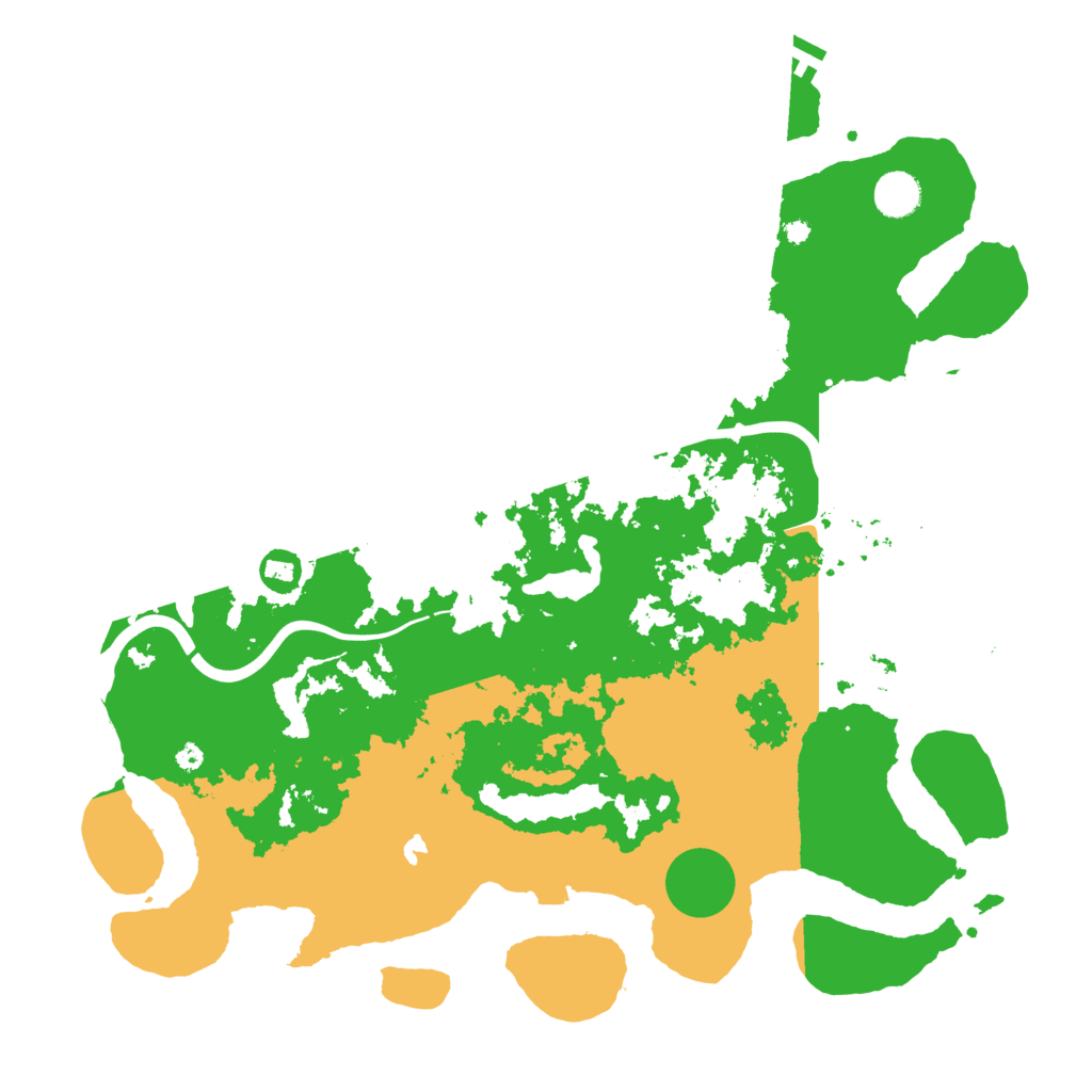 Biome Rust Map: Procedural Map, Size: 4150, Seed: 888