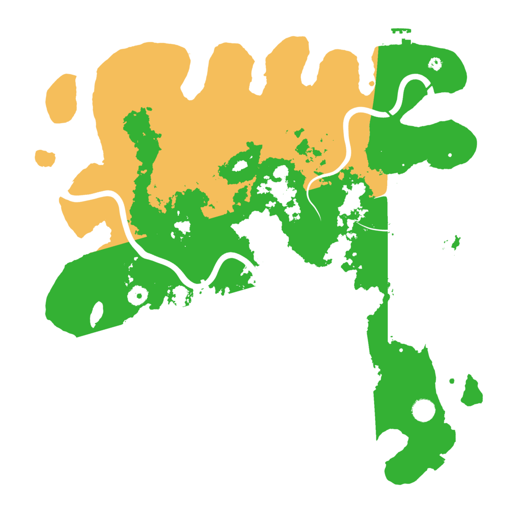 Biome Rust Map: Procedural Map, Size: 3966, Seed: 11212025