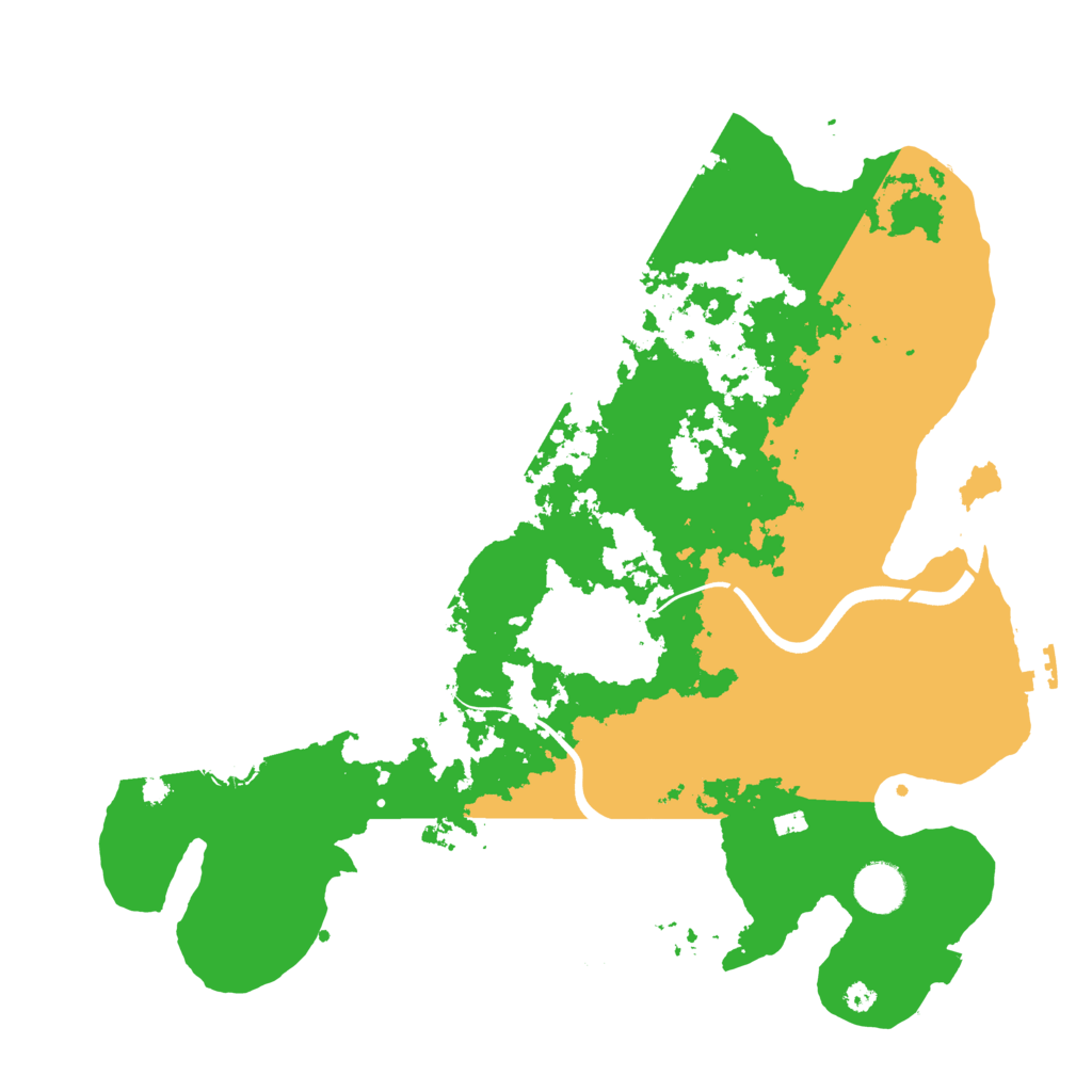 Biome Rust Map: Procedural Map, Size: 3750, Seed: 8