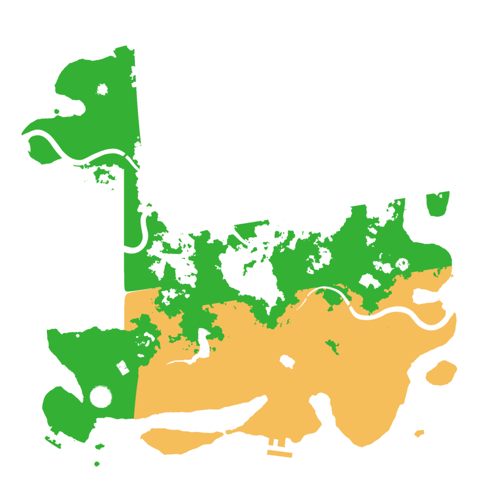 Biome Rust Map: Procedural Map, Size: 4000, Seed: 52214
