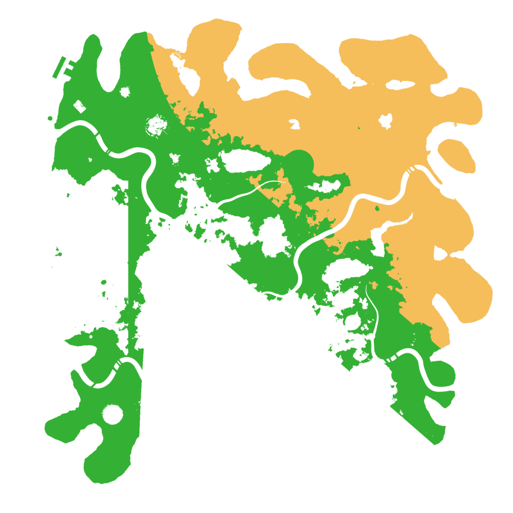 Biome Rust Map: Procedural Map, Size: 4500, Seed: 983397447