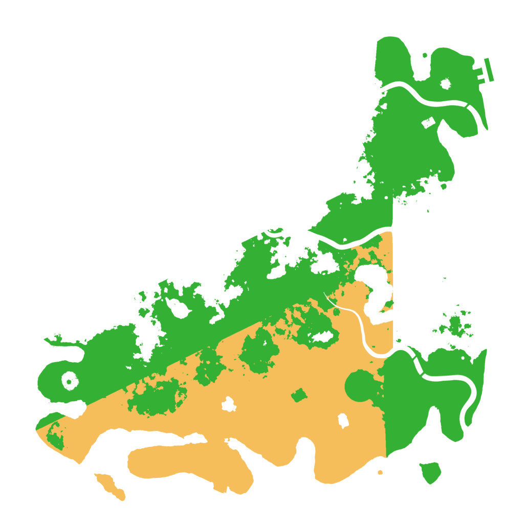 Biome Rust Map: Procedural Map, Size: 4500, Seed: 18650