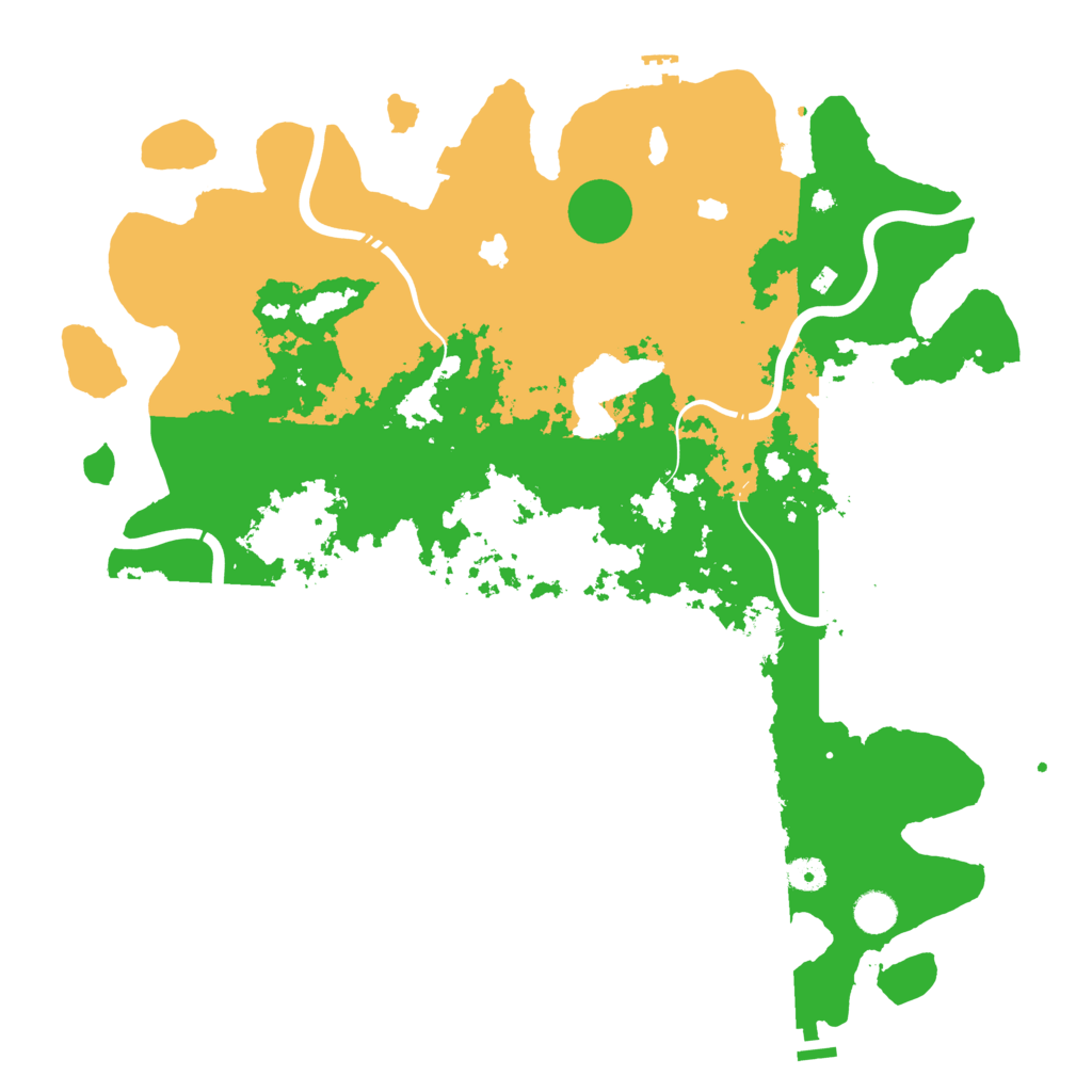 Biome Rust Map: Procedural Map, Size: 4500, Seed: 858926538
