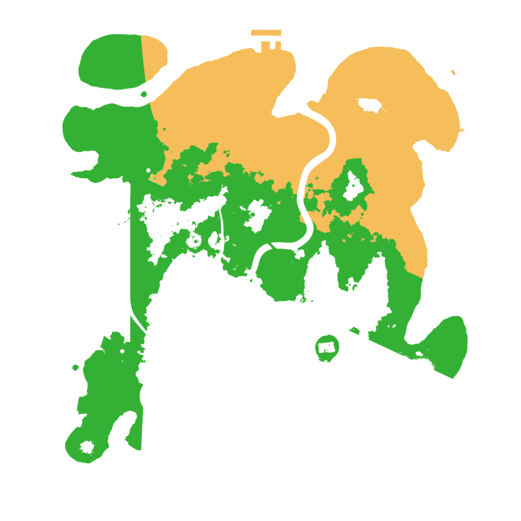 Biome Rust Map: Procedural Map, Size: 3500, Seed: 922325761