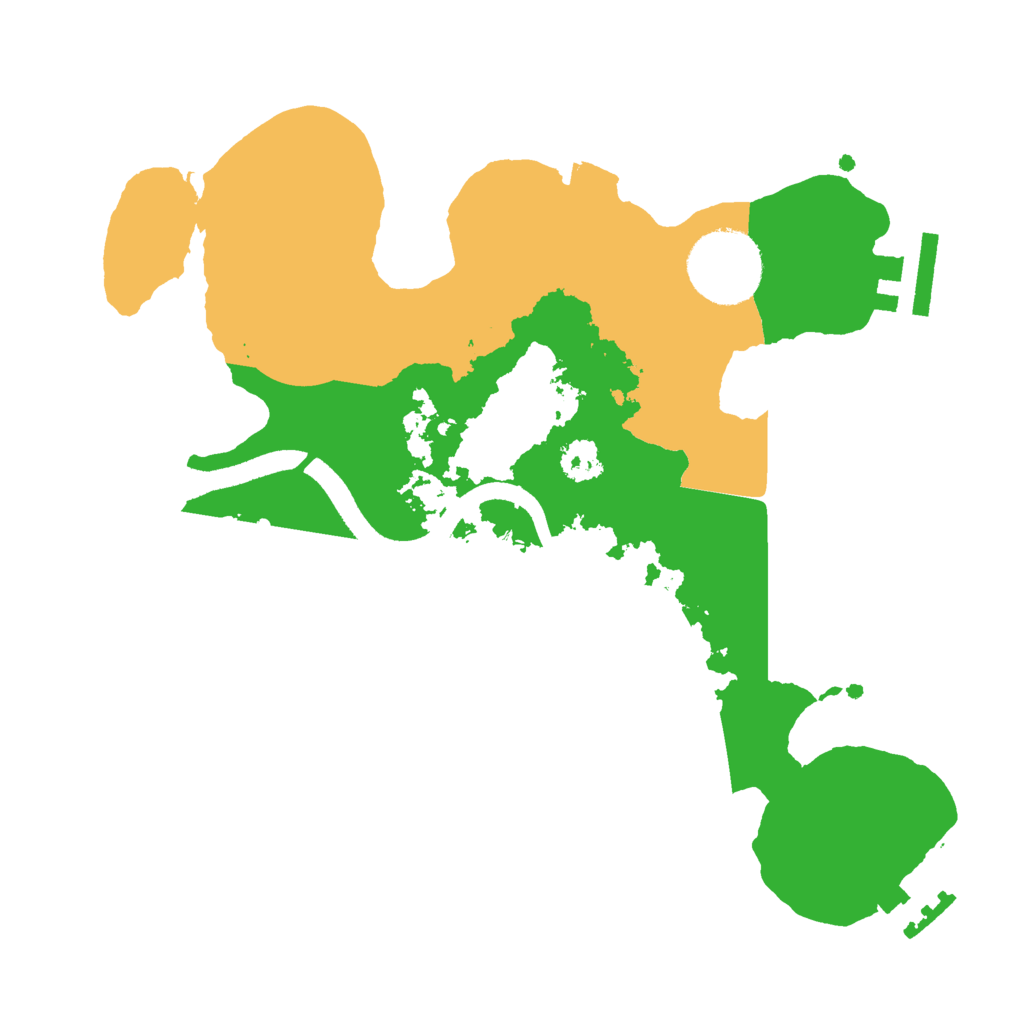 Biome Rust Map: Procedural Map, Size: 2500, Seed: 378143720