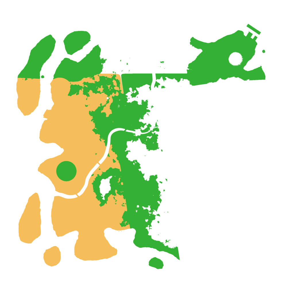 Biome Rust Map: Procedural Map, Size: 3850, Seed: 633065822