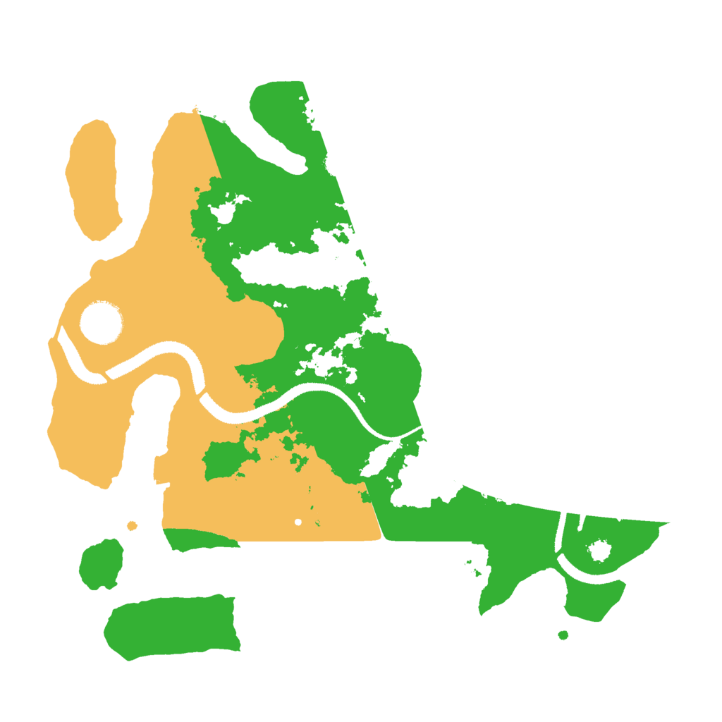 Biome Rust Map: Procedural Map, Size: 3000, Seed: 626712513