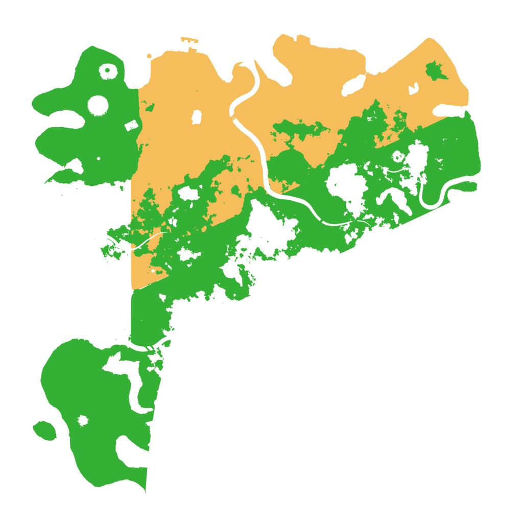 Biome Rust Map: Procedural Map, Size: 4500, Seed: 127754992