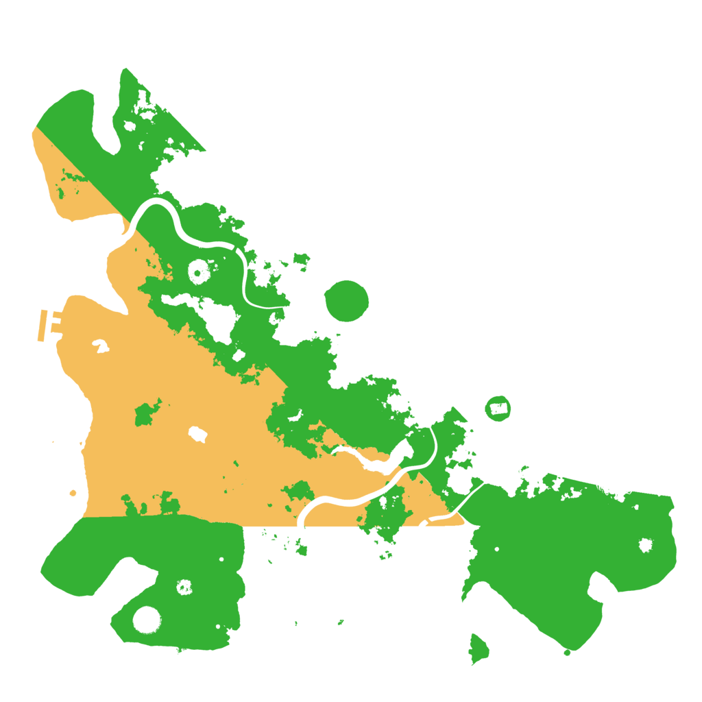 Biome Rust Map: Procedural Map, Size: 4500, Seed: 343548451