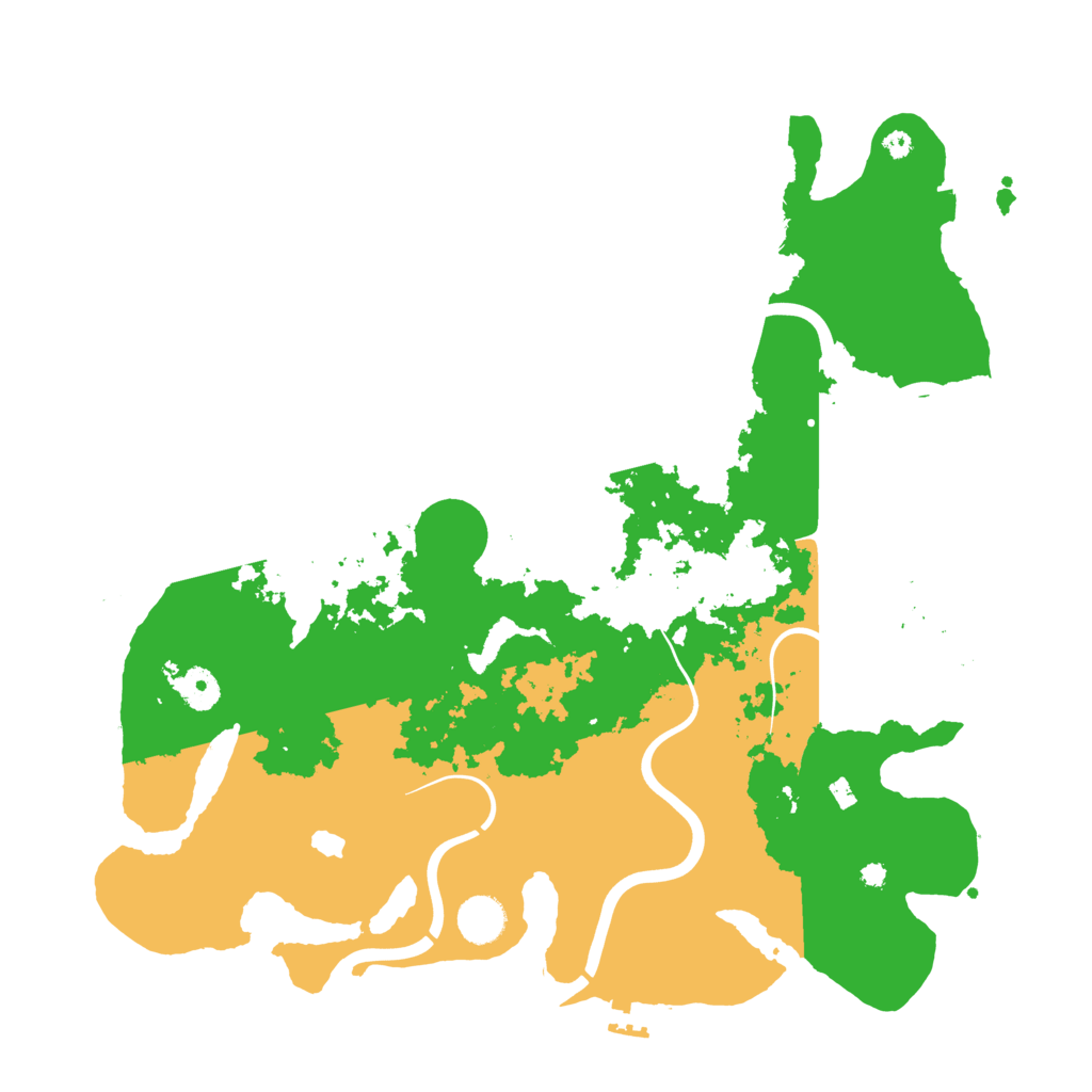 Biome Rust Map: Procedural Map, Size: 4000, Seed: 529920894