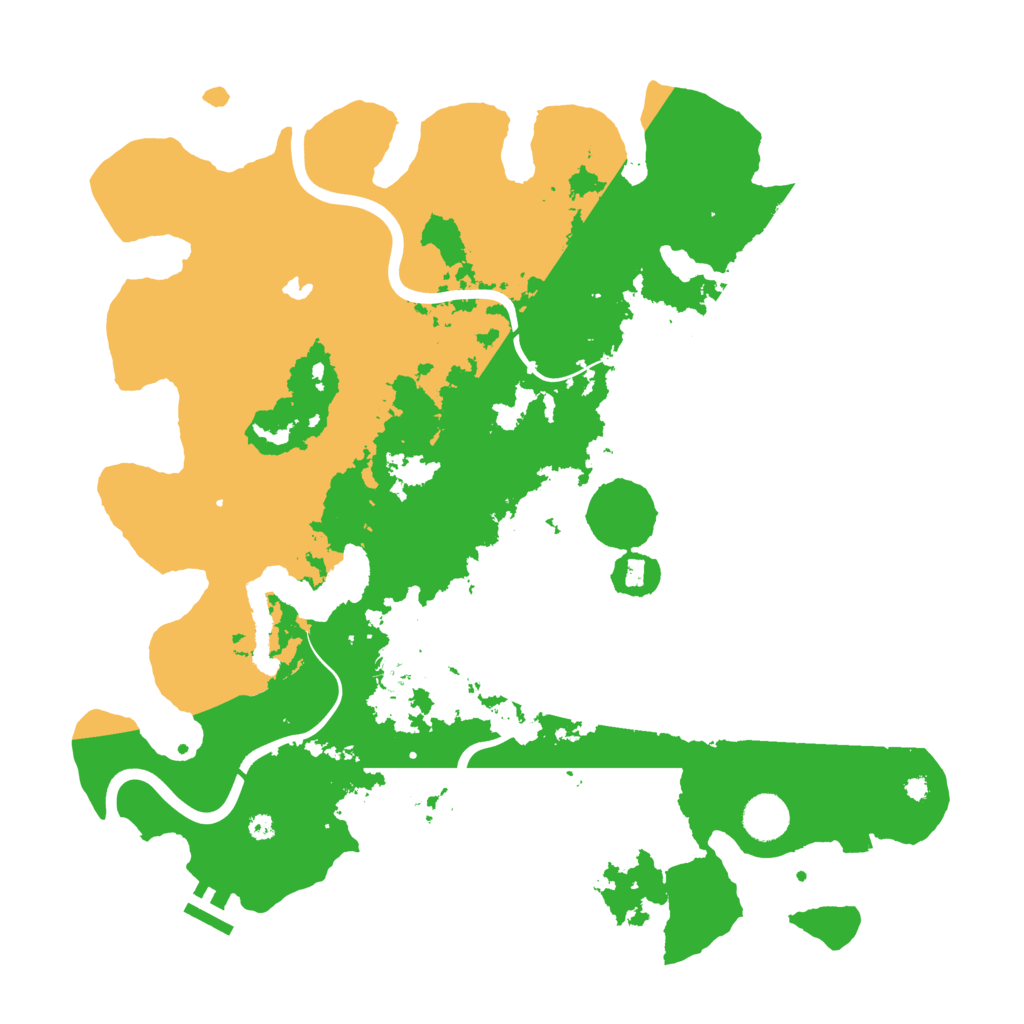 Biome Rust Map: Procedural Map, Size: 4000, Seed: 96433686