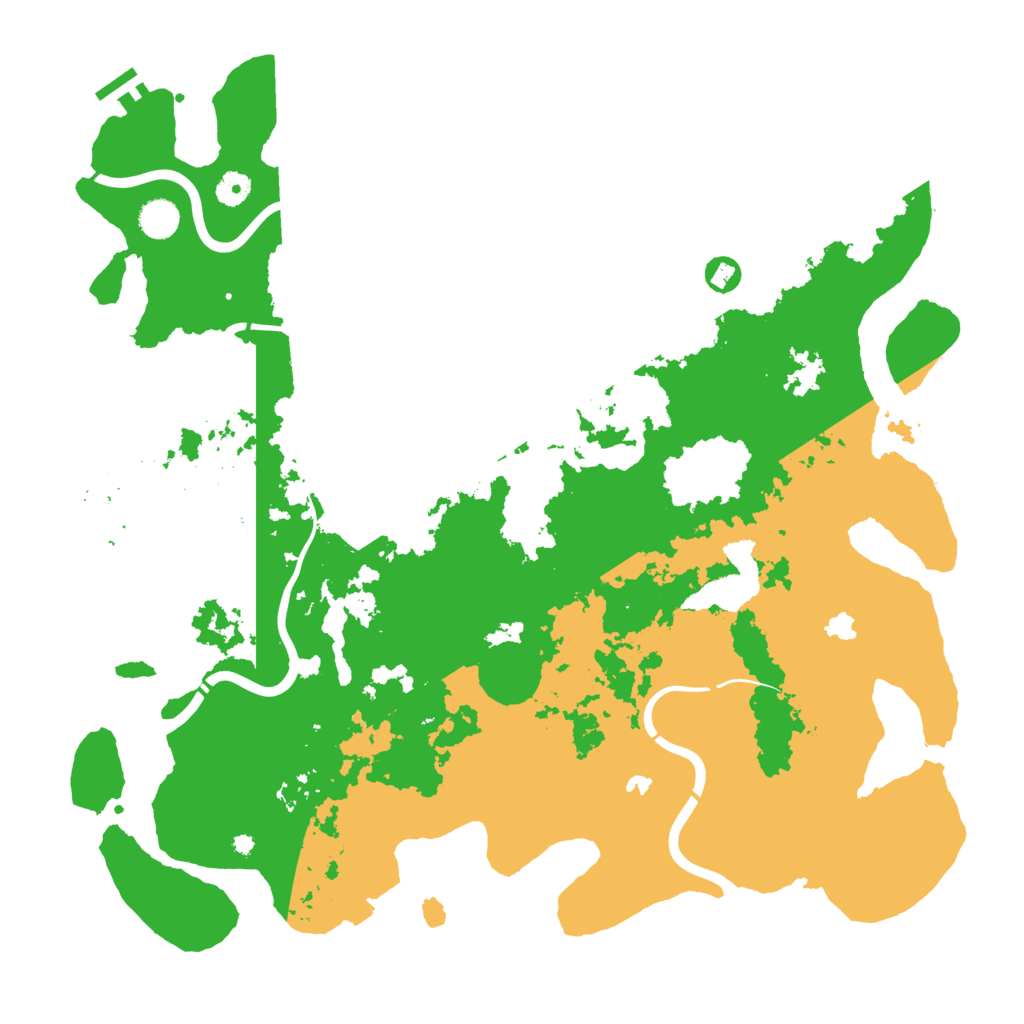 Biome Rust Map: Procedural Map, Size: 4500, Seed: 1580070031