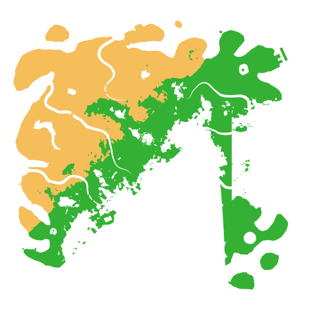 Biome Rust Map: Procedural Map, Size: 4500, Seed: 270734688