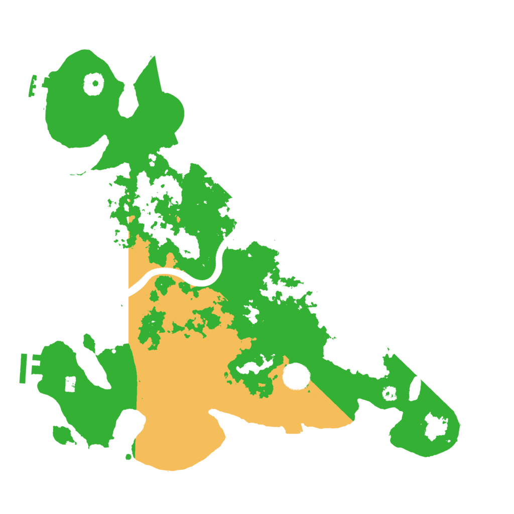 Biome Rust Map: Procedural Map, Size: 3500, Seed: 604309579