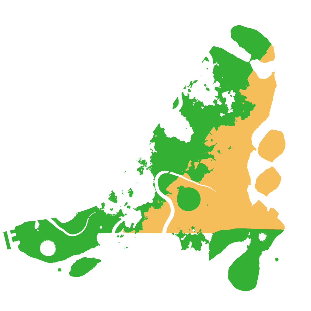 Biome Rust Map: Procedural Map, Size: 3500, Seed: 1308780015