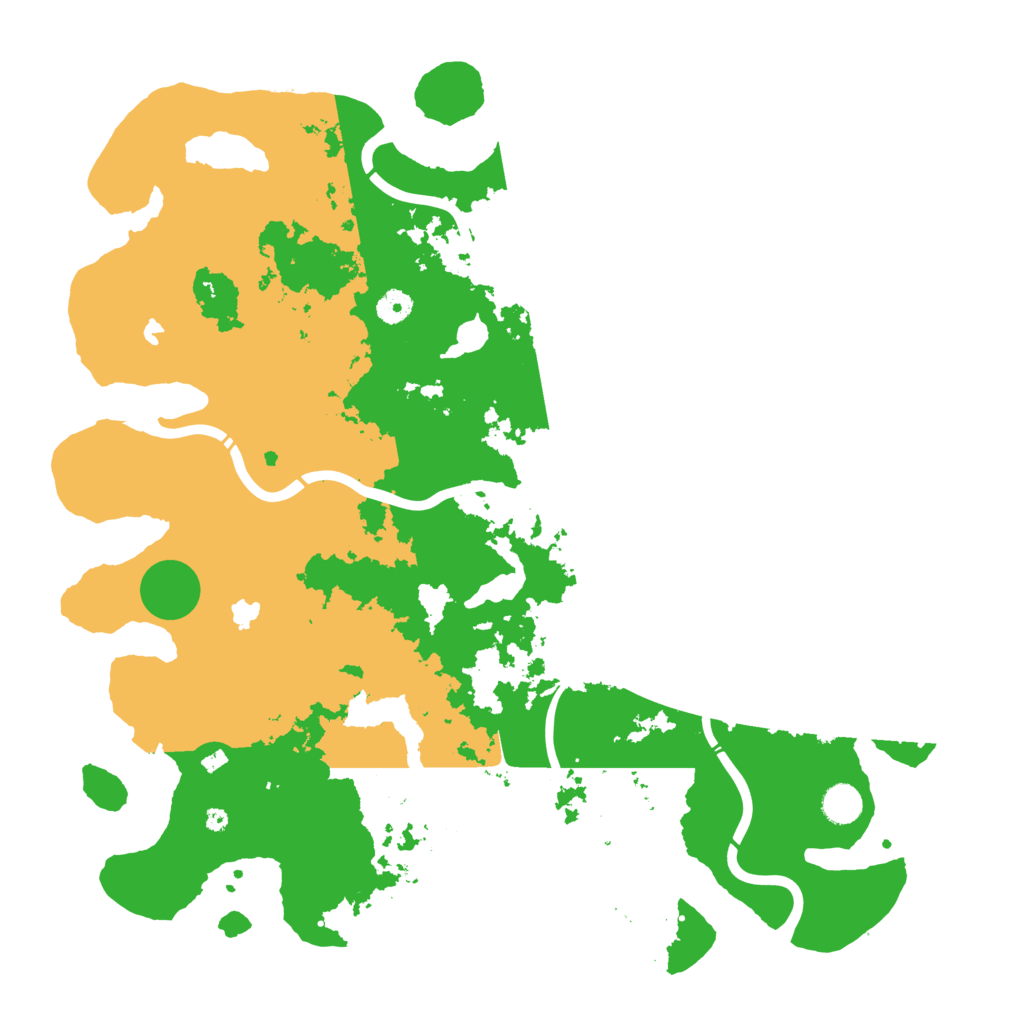 Biome Rust Map: Procedural Map, Size: 4500, Seed: 357750409