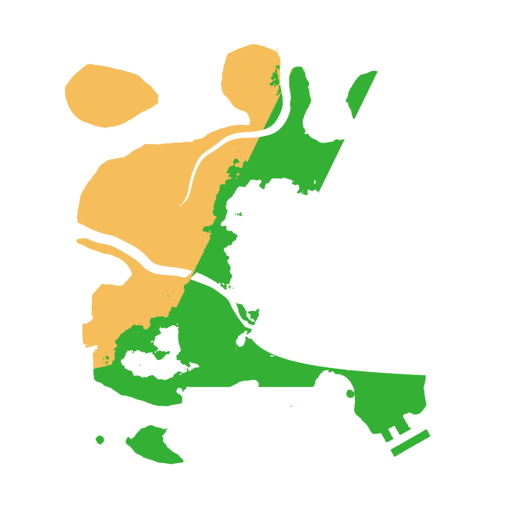 Biome Rust Map: Procedural Map, Size: 2500, Seed: 1619279293