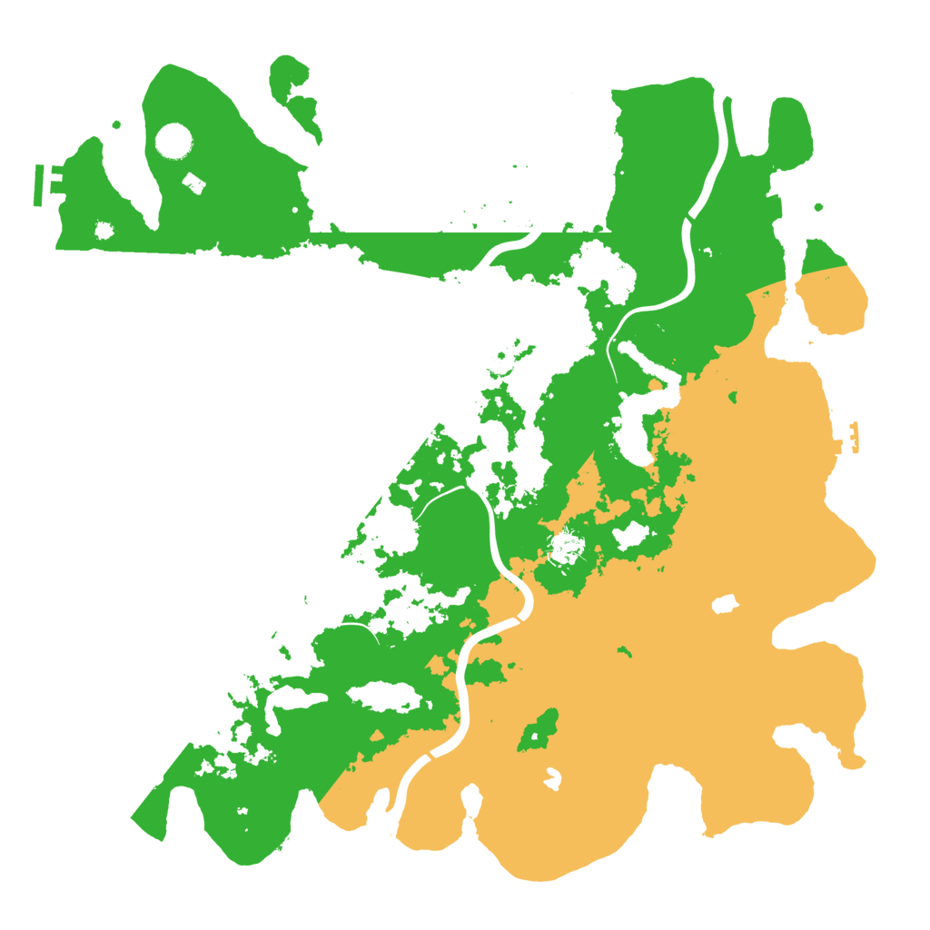 Biome Rust Map: Procedural Map, Size: 4500, Seed: 1488852