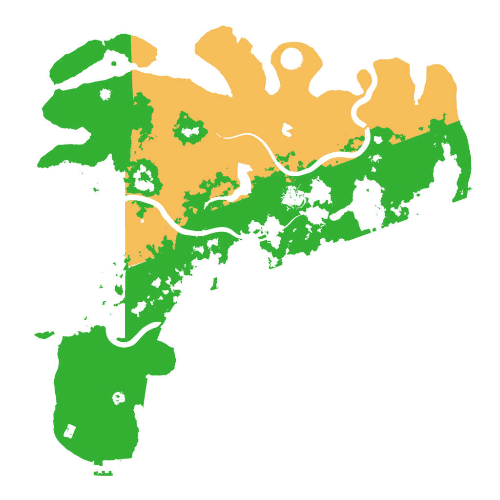 Biome Rust Map: Procedural Map, Size: 4000, Seed: 1653033128