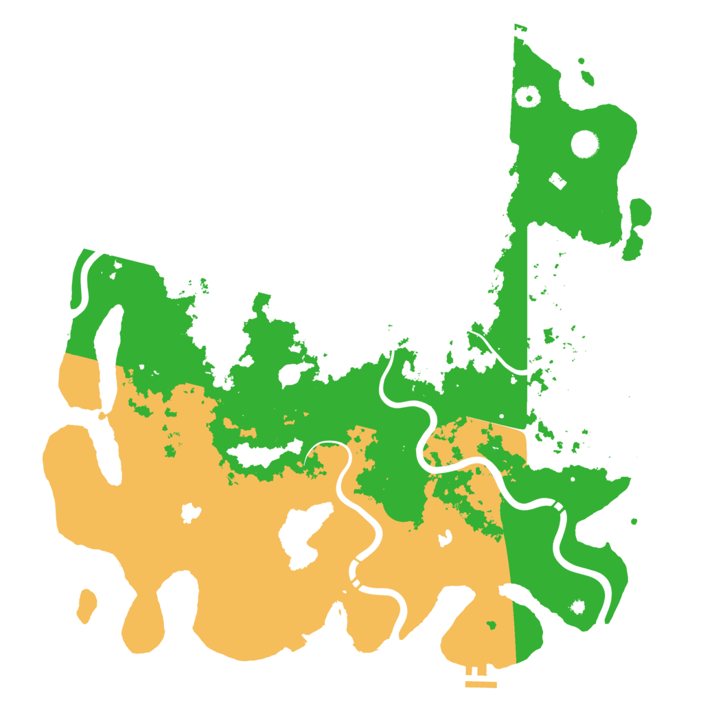 Biome Rust Map: Procedural Map, Size: 4500, Seed: 1257777