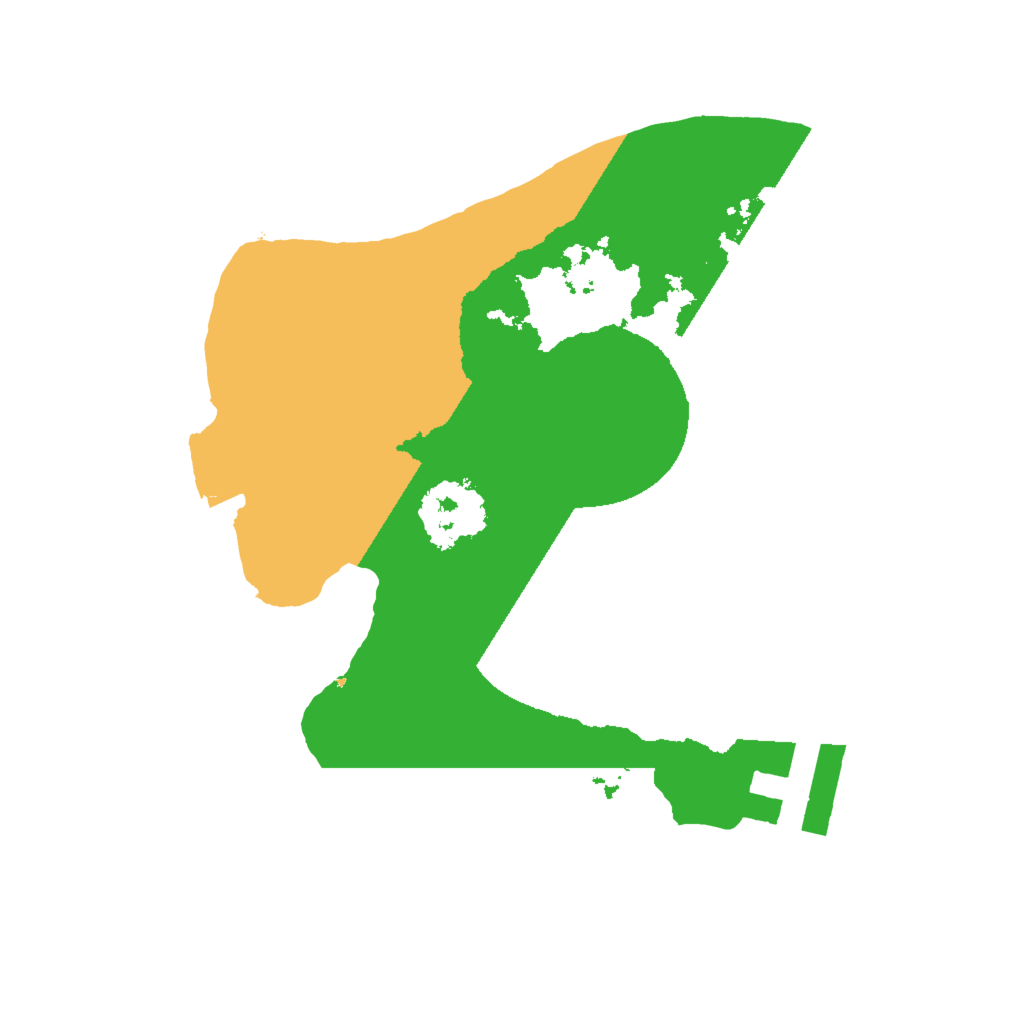 Biome Rust Map: Procedural Map, Size: 1600, Seed: 830291