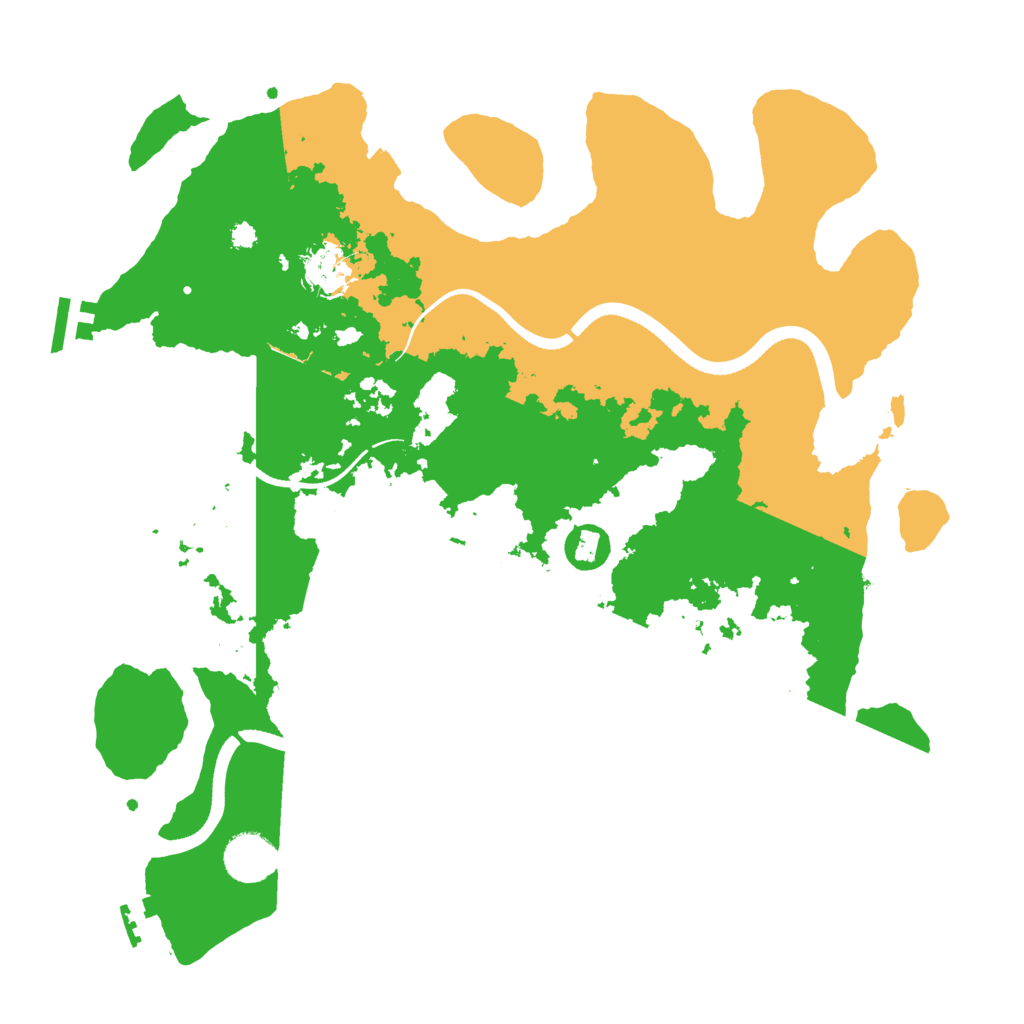 Biome Rust Map: Procedural Map, Size: 3600, Seed: 2910678