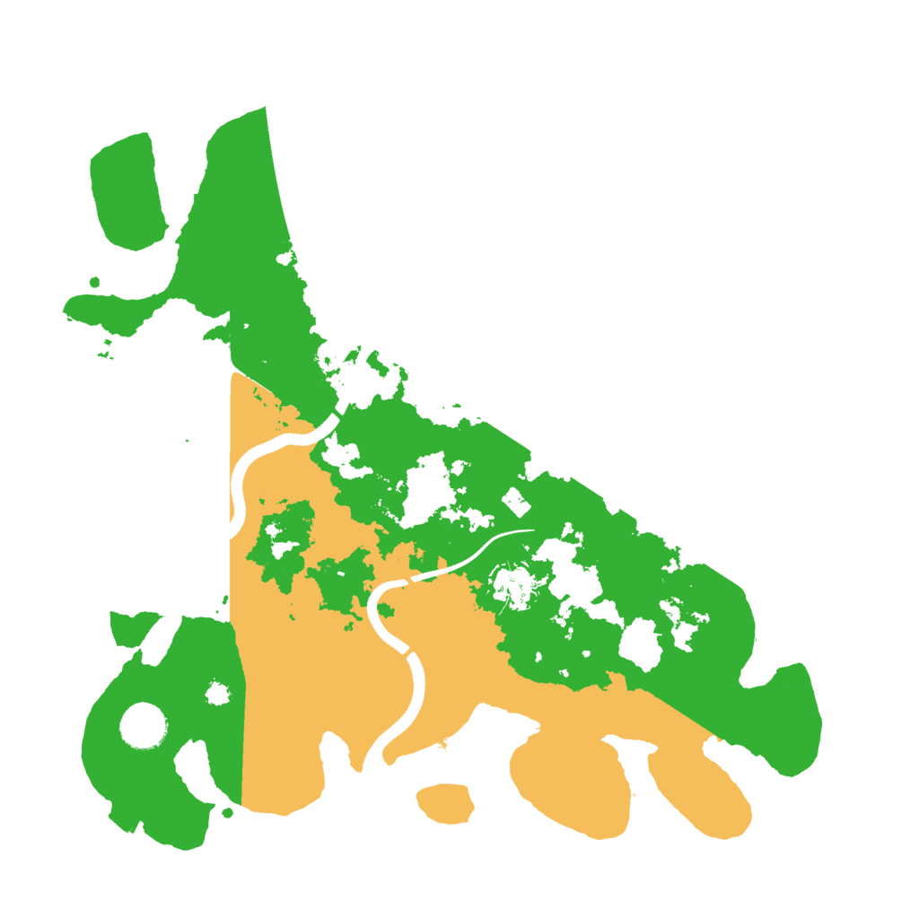 Biome Rust Map: Procedural Map, Size: 3500, Seed: 389684863
