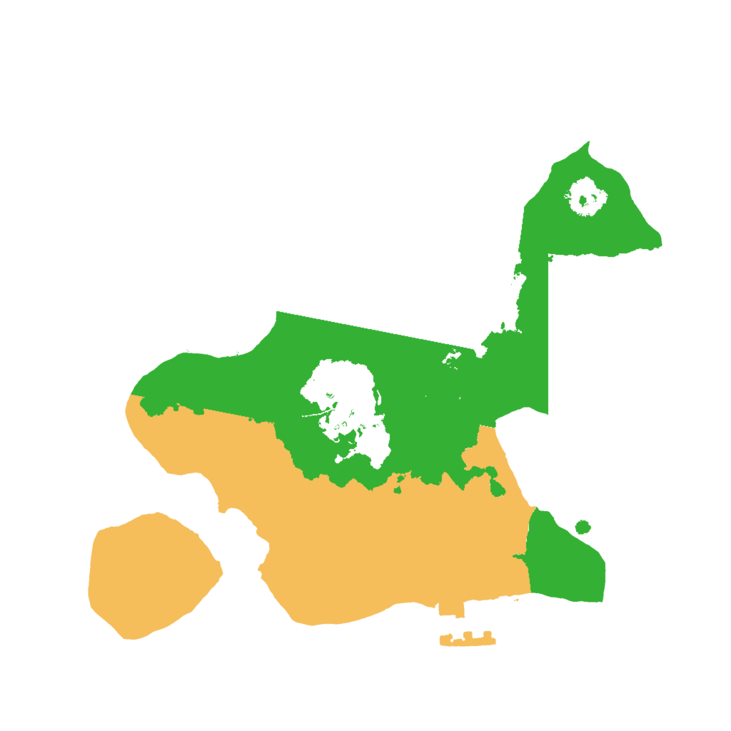 Biome Rust Map: Procedural Map, Size: 2000, Seed: 1411