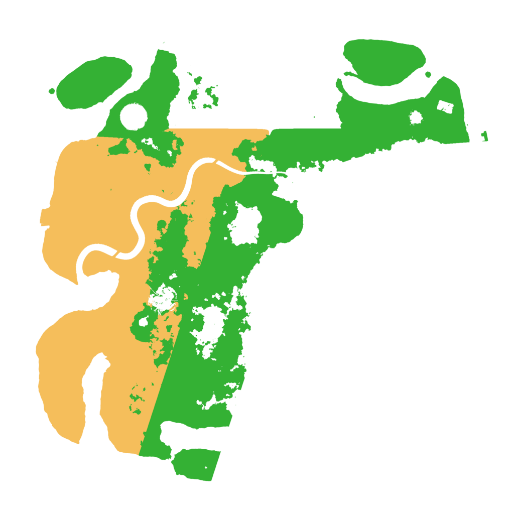 Biome Rust Map: Procedural Map, Size: 3500, Seed: 2036744860
