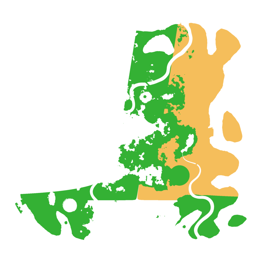 Biome Rust Map: Procedural Map, Size: 3500, Seed: 7485648