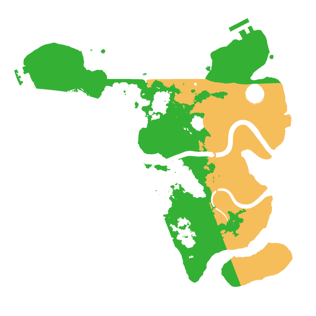 Biome Rust Map: Procedural Map, Size: 3000, Seed: 434318249