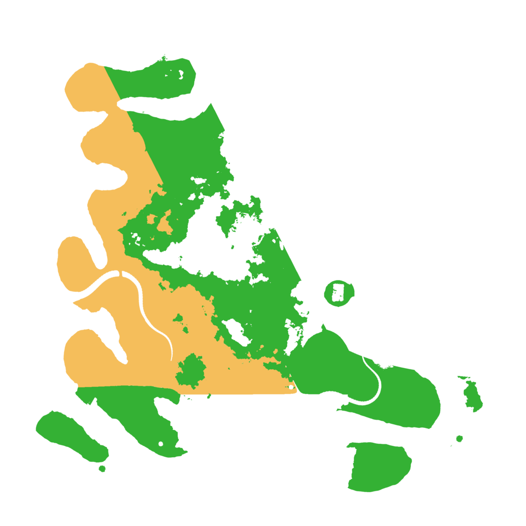 Biome Rust Map: Procedural Map, Size: 3200, Seed: 1413763961
