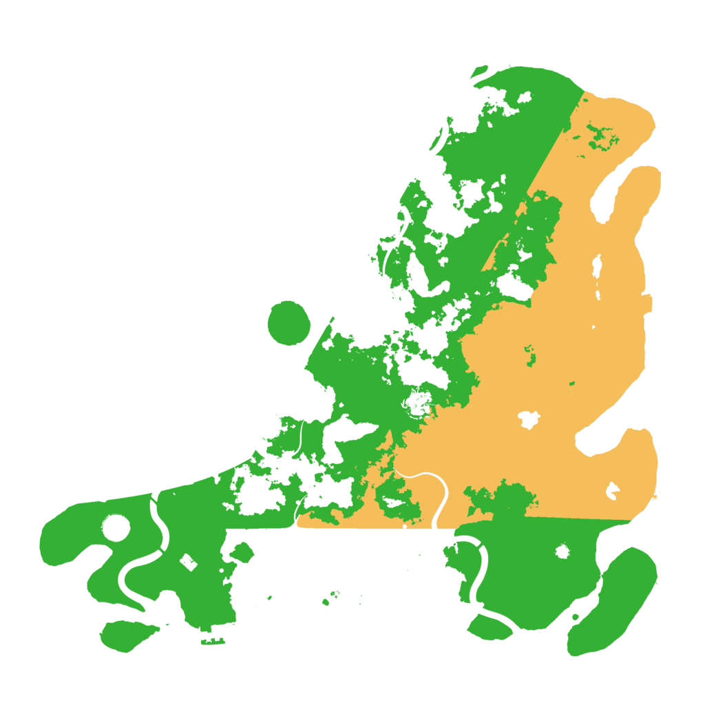 Biome Rust Map: Procedural Map, Size: 4500, Seed: 187733495