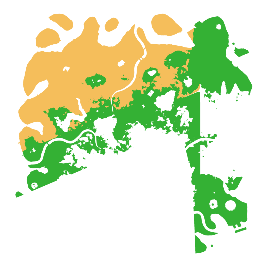 Biome Rust Map: Procedural Map, Size: 4500, Seed: 170825557