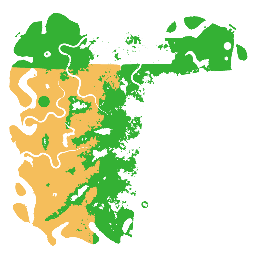 Biome Rust Map: Procedural Map, Size: 6000, Seed: 1763769721