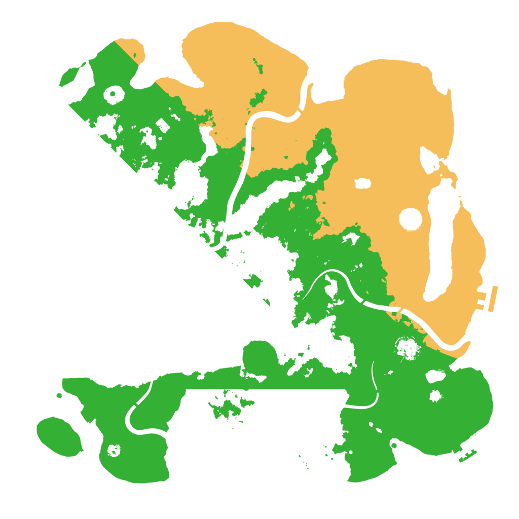Biome Rust Map: Procedural Map, Size: 4000, Seed: 710576513