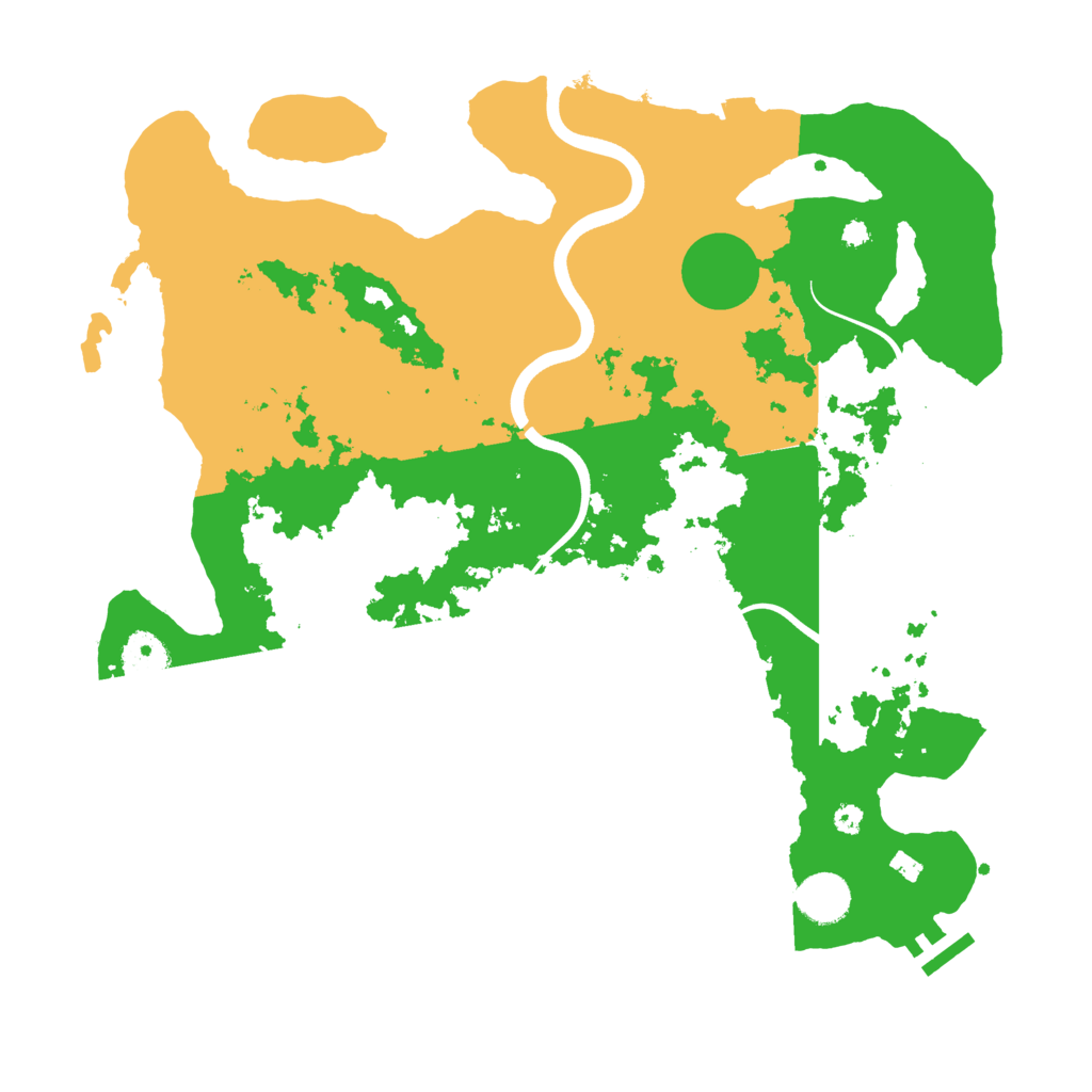 Biome Rust Map: Procedural Map, Size: 3750, Seed: 1435062155