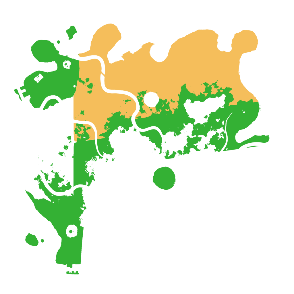 Biome Rust Map: Procedural Map, Size: 3601, Seed: 50000